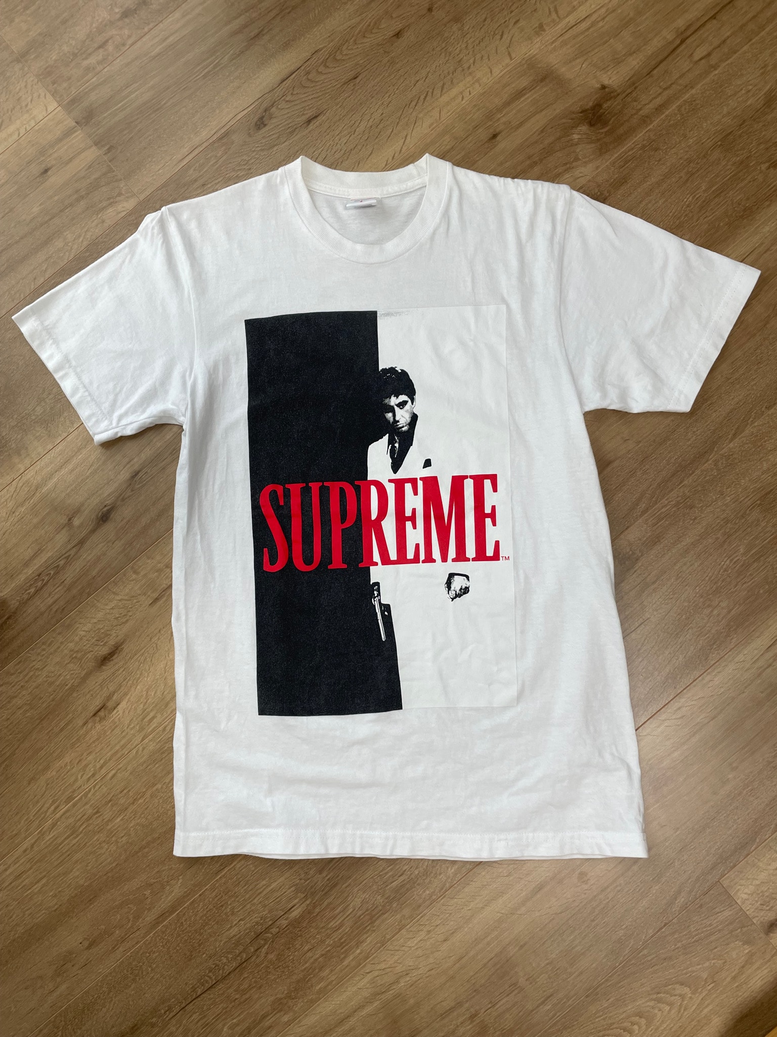 Supreme Scarface Split Tee "White"