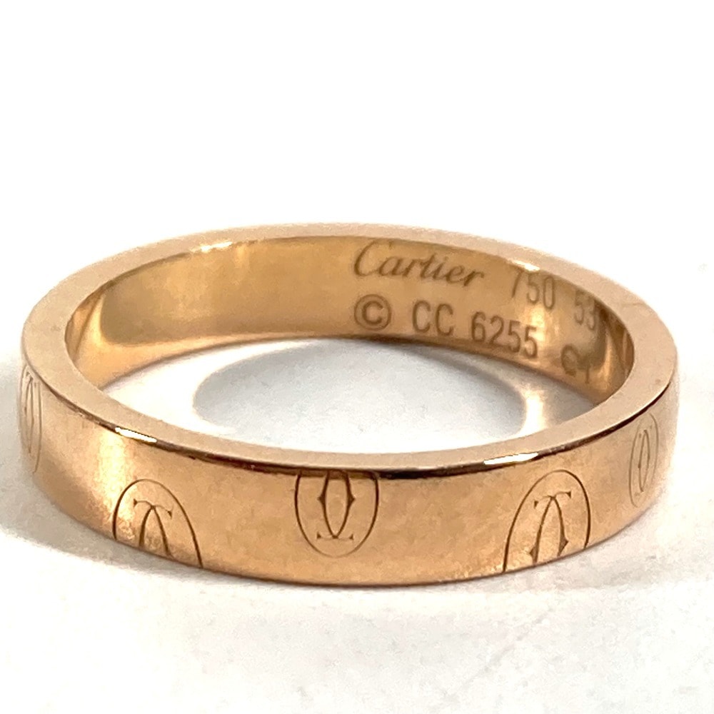 カルティエ CARTIER ハッピーバースデー ロゴ K18 金 18K アクセサリー ジュエリー リング・指輪 Au750 ピンクゴールド