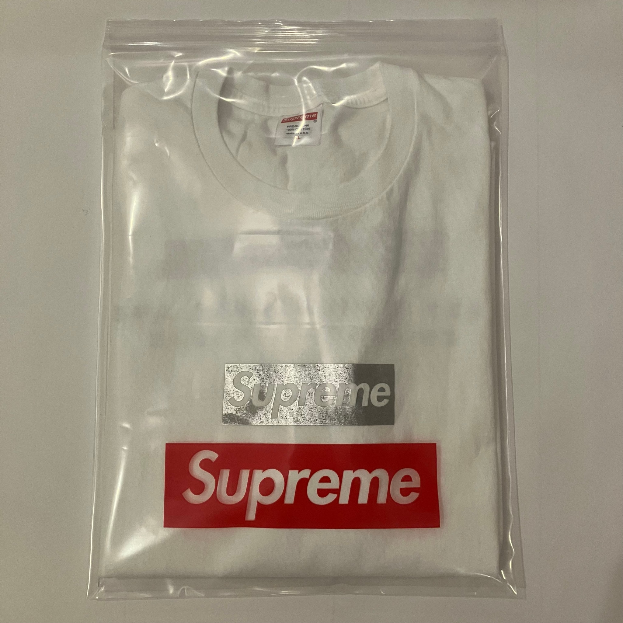 Supreme Chicago Box Logo Tee "White"