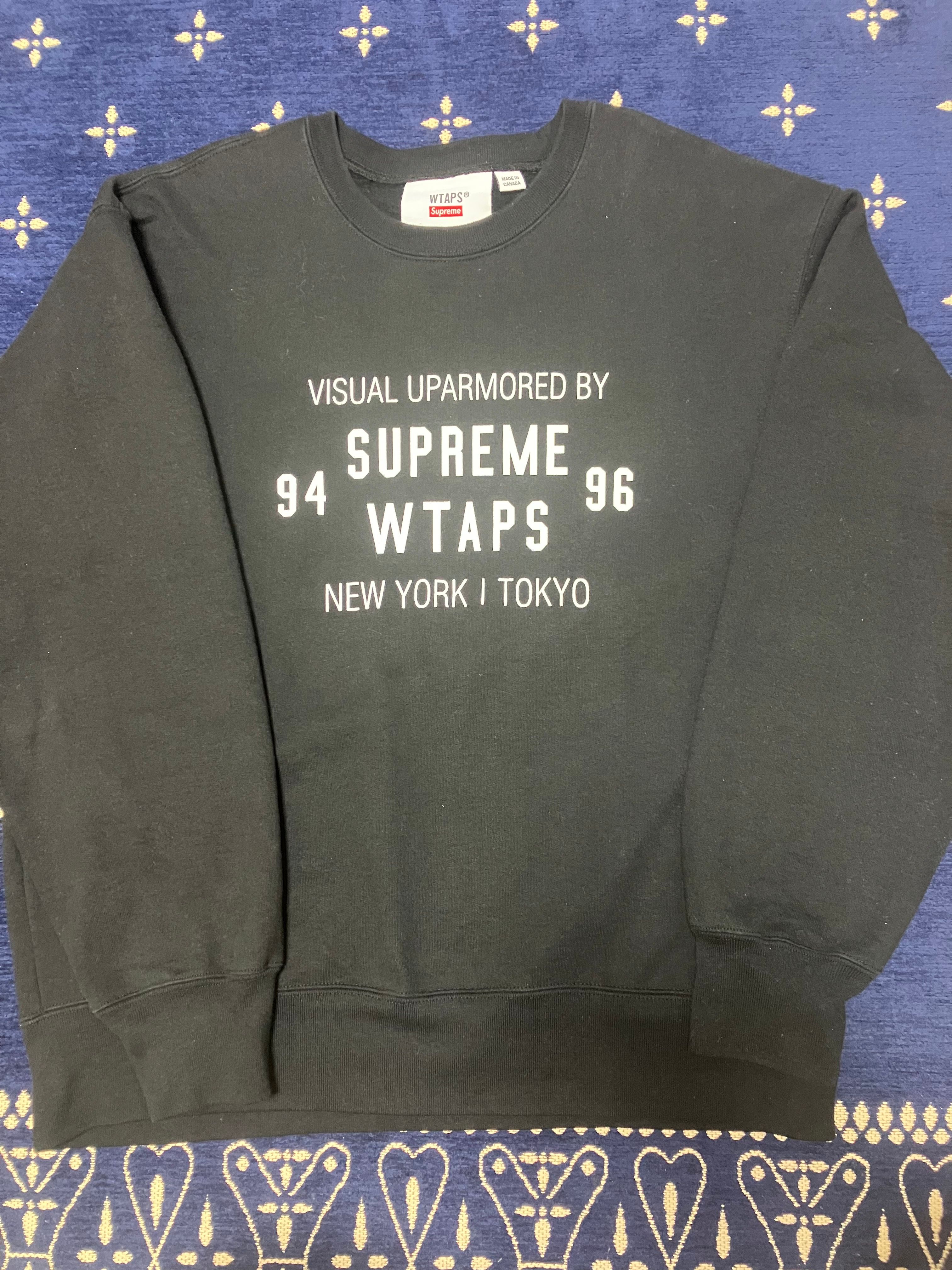 Supreme / WTAPS Crewneck "Black" 21274SPD-CSM03S