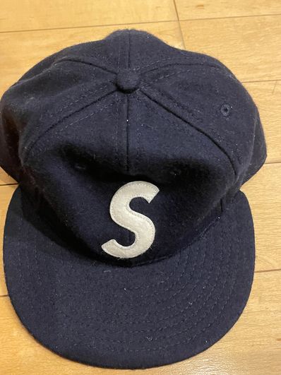 Supreme Ebbets S Logo Fitted 6-Panel "Navy"