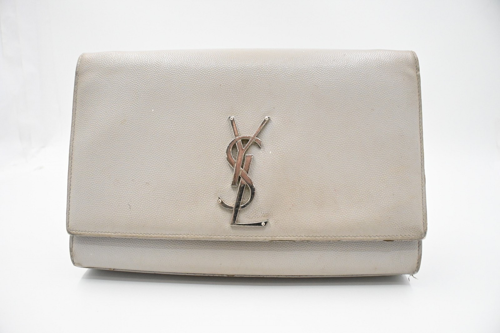 サンローラン ケイト ミディアム チェーンショルダーバッグ グレー