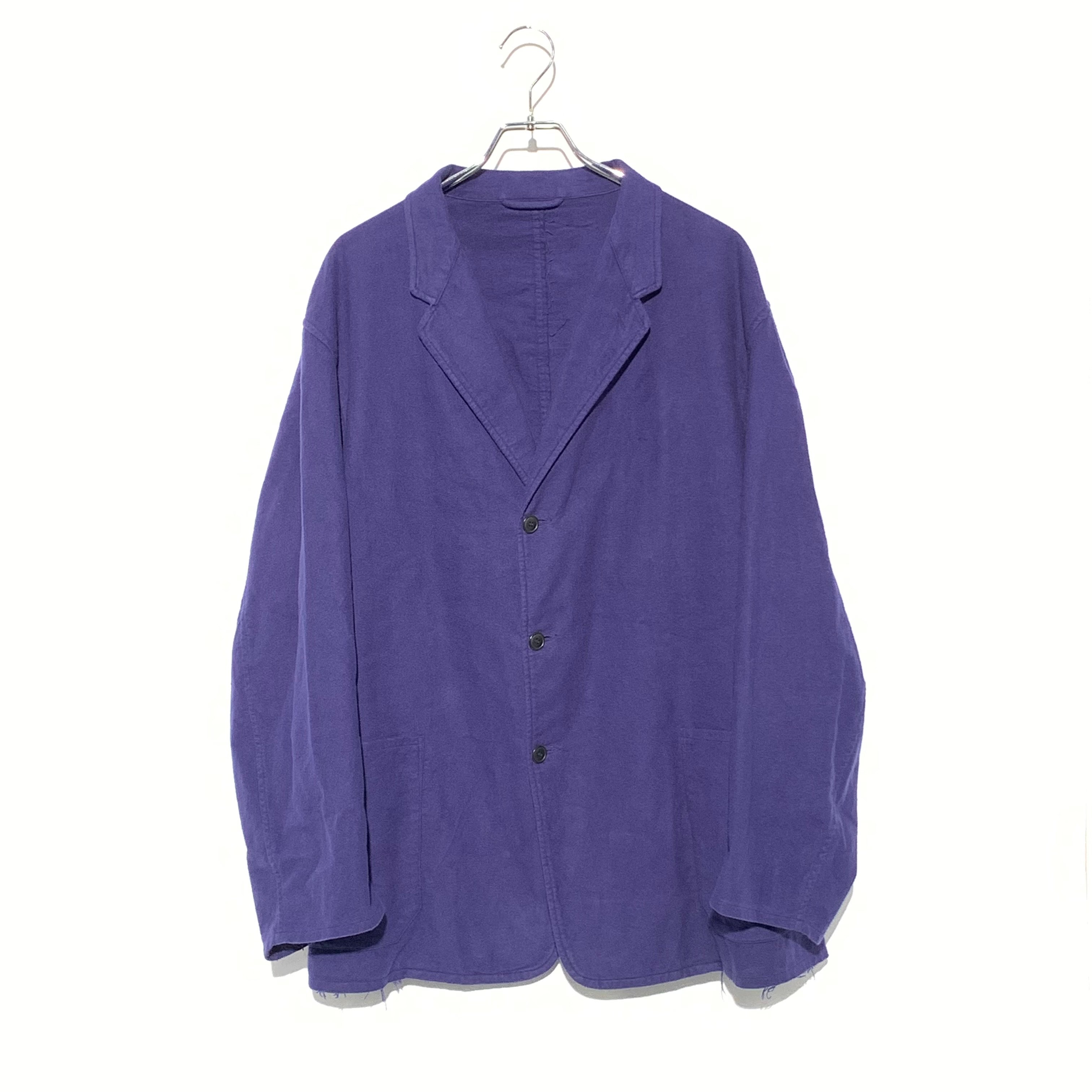 COMOLI Cotton Flannel Jacket "Royal Blue"