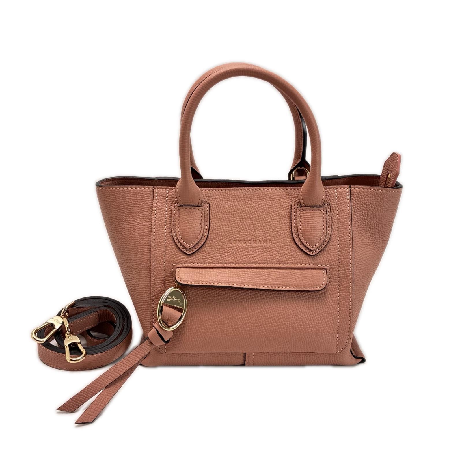 Longchamp ロンシャン 2WAYバッグ メールボックス 10103HTA633 ブラッシュ スラップ 保存袋付