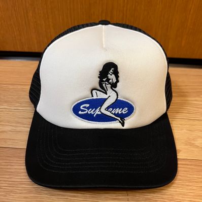 Supreme Pin Up Mesh Back 5-Panel "Black"
