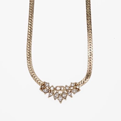 Dior ディオール ラインストーン ネックレス
メタル ゴールド レディース
【中古】
