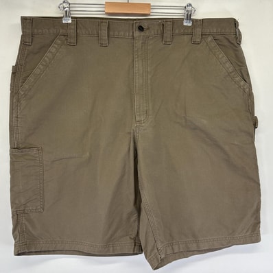 古着 カーハート Carhartt ショートパンツ ペインター ワーク ダック 大きいサイズ 半ズボン ハーフパンツ 短パン w44 ブラウン系 メンズ