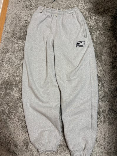 Stussy x Nike Fleece Pant "Grey Heather" (US Size) FN5231-050
