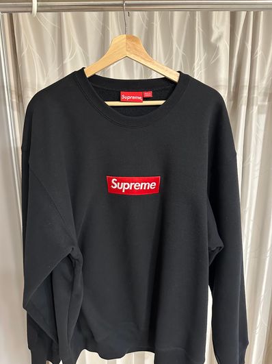Supreme Box Logo Crewneck "Black" (22FW)