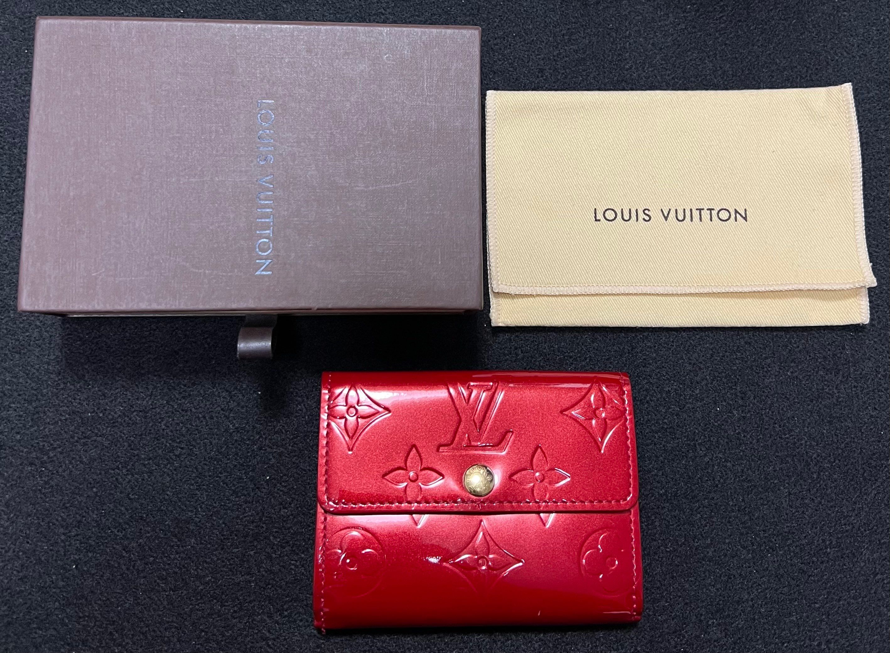 Louis Vuitton Monogram Empreinte Zippy Coin Purse "Scarlet"