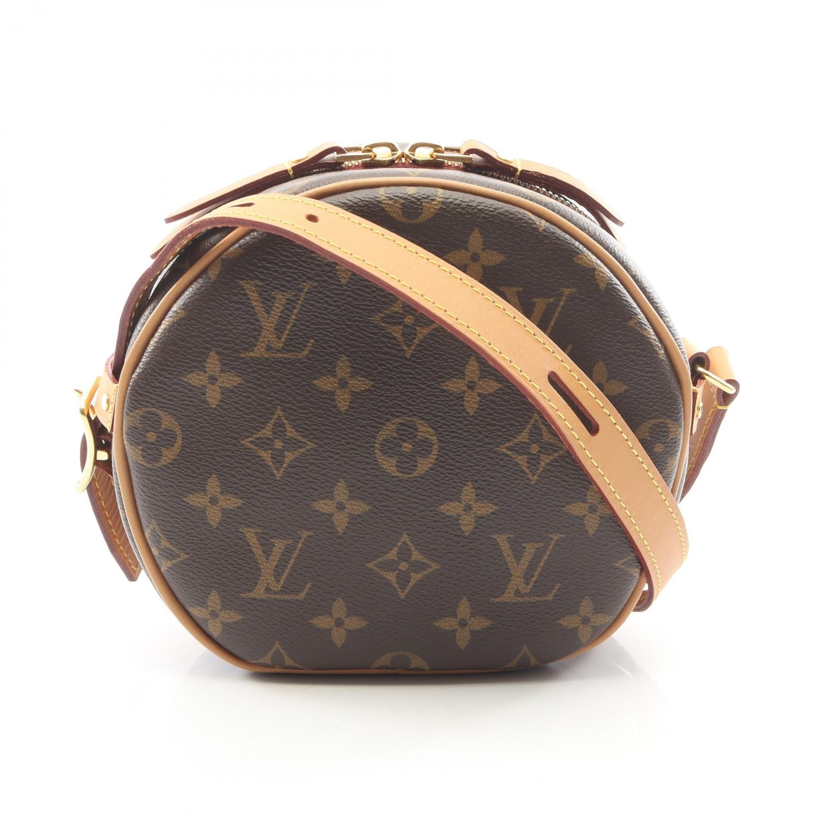 ルイ・ヴィトン LOUIS VUITTON ボワット シャポー スープルPM ショルダーバッグ バッグ PVCコーティングキャンバス レザー モノグラム レディース ブラウン系 M45149 【中古】