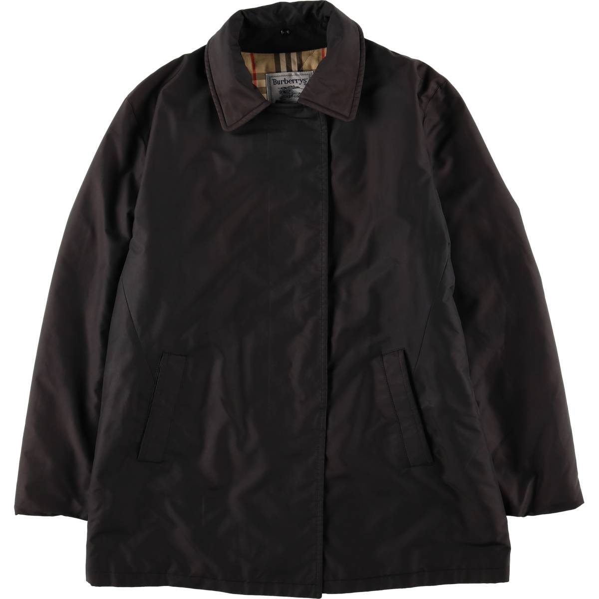 古着 バーバリー Burberry's 中綿入り ステンカラーコート バルマカーンコート レディースL相当/eaa585807
