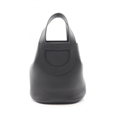 エルメス HERMES インザループ18 ハンドバッグ バッグ レザー トリヨンクレマンス トリヨンクレマンス ブラック(エルメス) U刻印(2022年製造) レディース ブラック系 【中古】