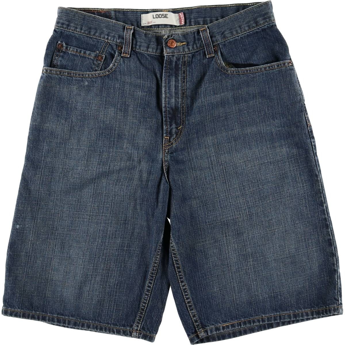 古着 リーバイス Levi's 569 LOOSE STRAIGHT デニムショーツ ハーフパンツ ジョーツ メンズw34相当/eaa577466