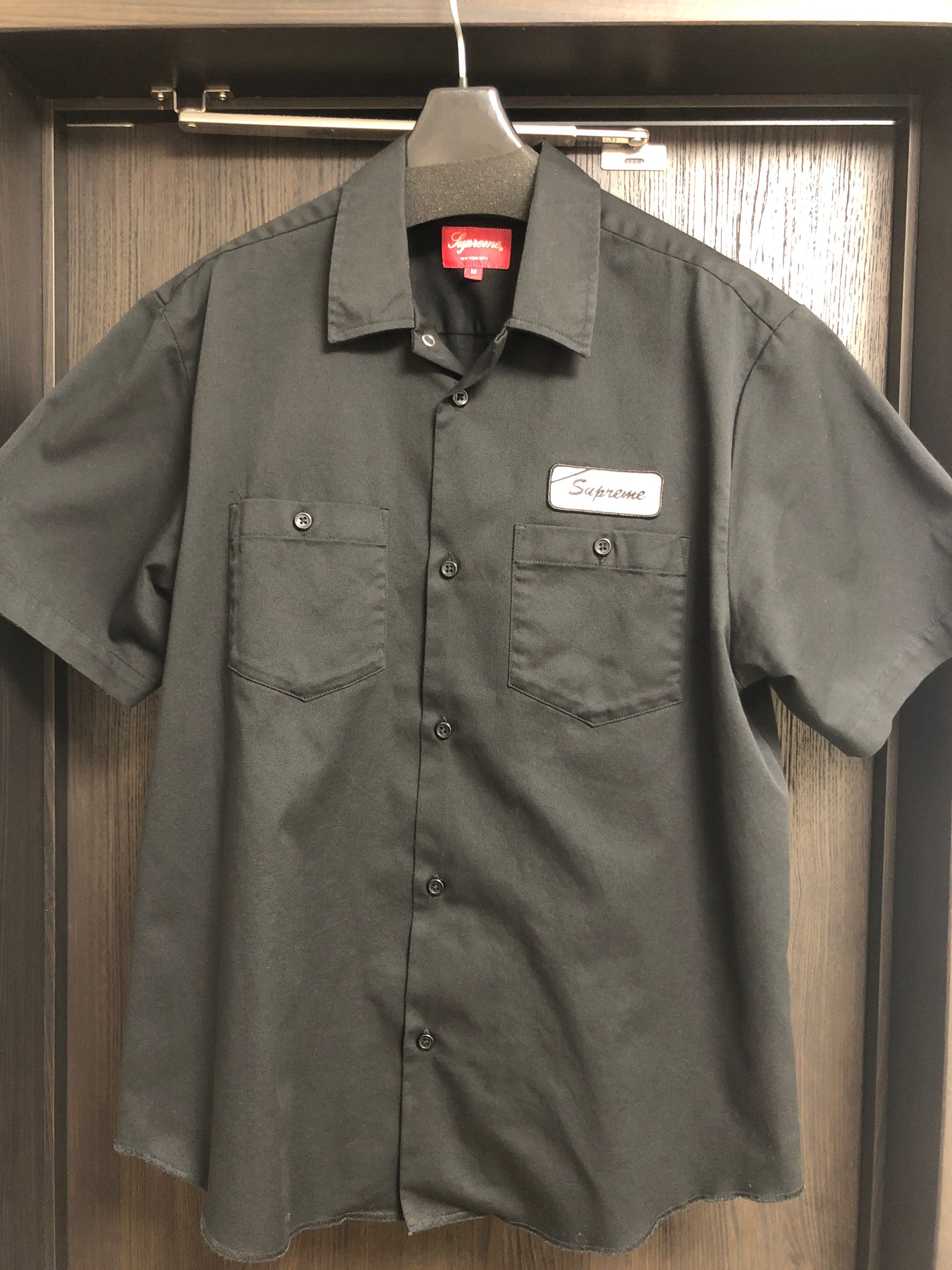 Supreme Dog S/S Work Shirt "Black"