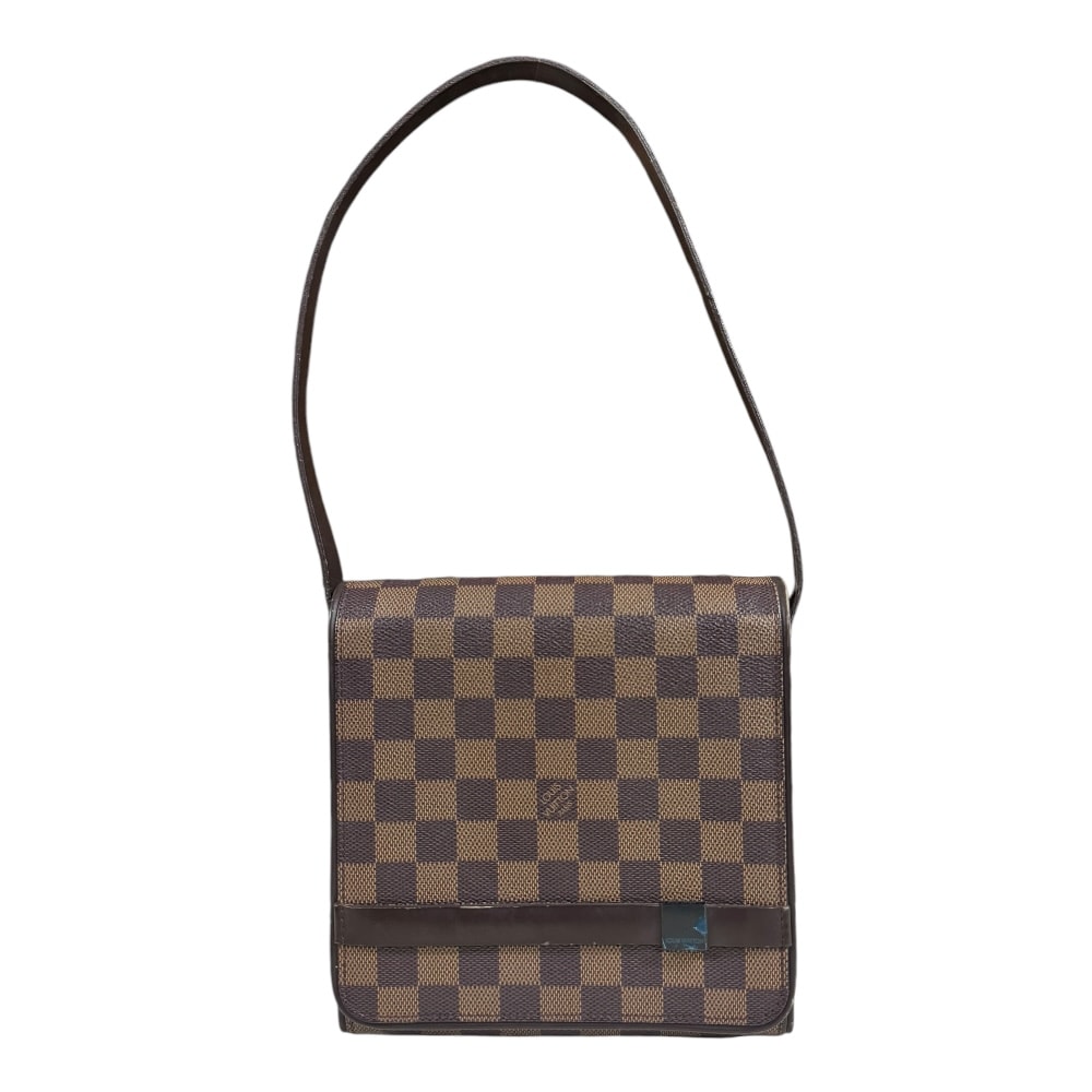 ルイヴィトン トライベッカミニ ダミエ ショルダーバッグ ダミエキャンバス N51162 ブラウン レディース LOUIS VUITTON 中古