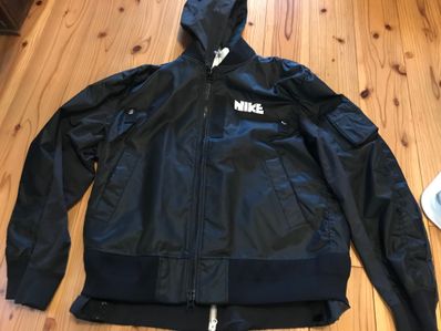 Sacai x Nike NRG Layered Bomber Jacket "Black"