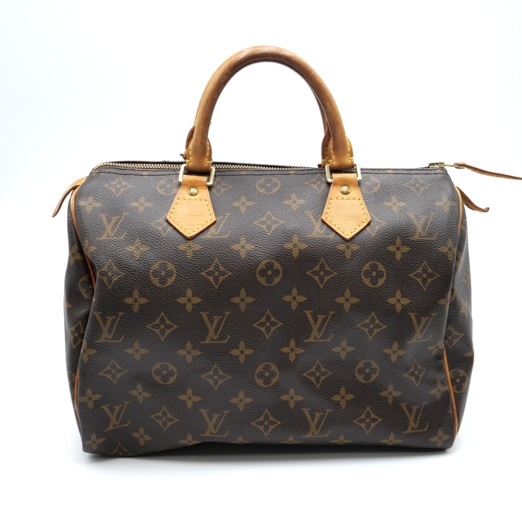 LOUIS VUITTON(ルイ・ヴィトン)スピーディ30 ヴィンテージ ハンドバッグ ボストンバッグ モノグラム ブラウン PVC レザー ゴールド金具 レディース M41526【中古】