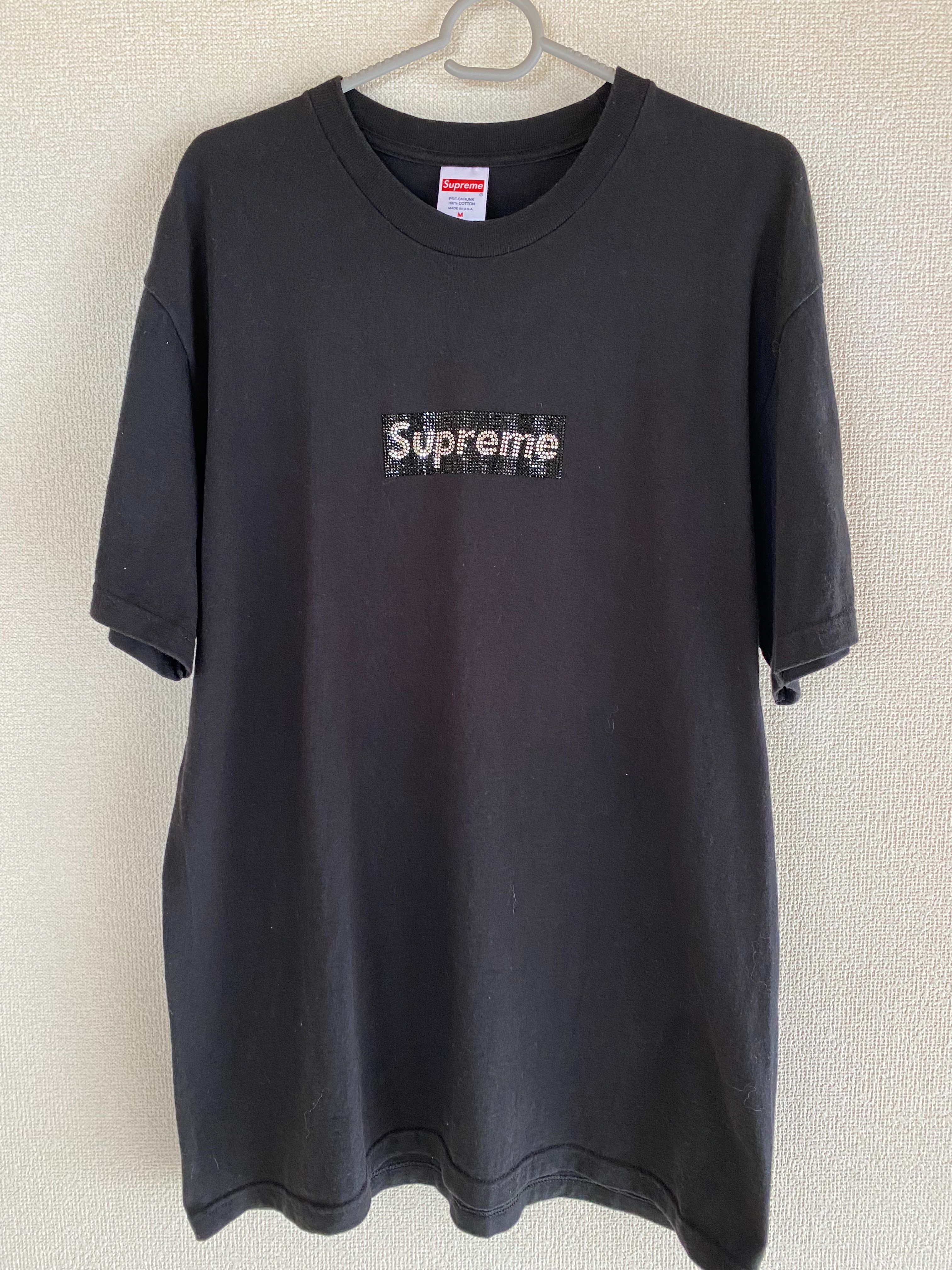 Supreme / Swarovski® Box Logo Tee "Black"