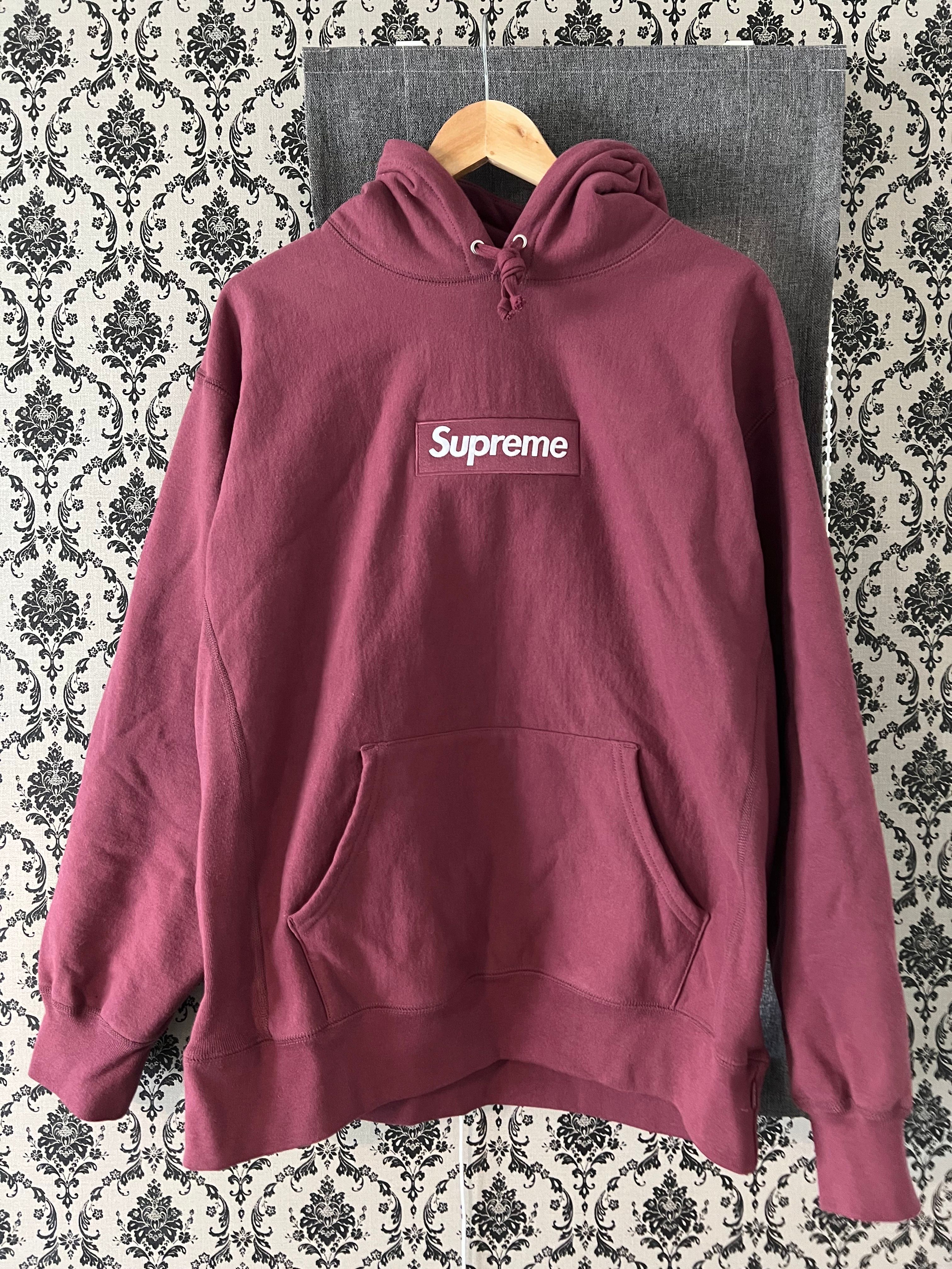 Supreme Box Logo Hooded Sweatshirt "Plum" (21FW)