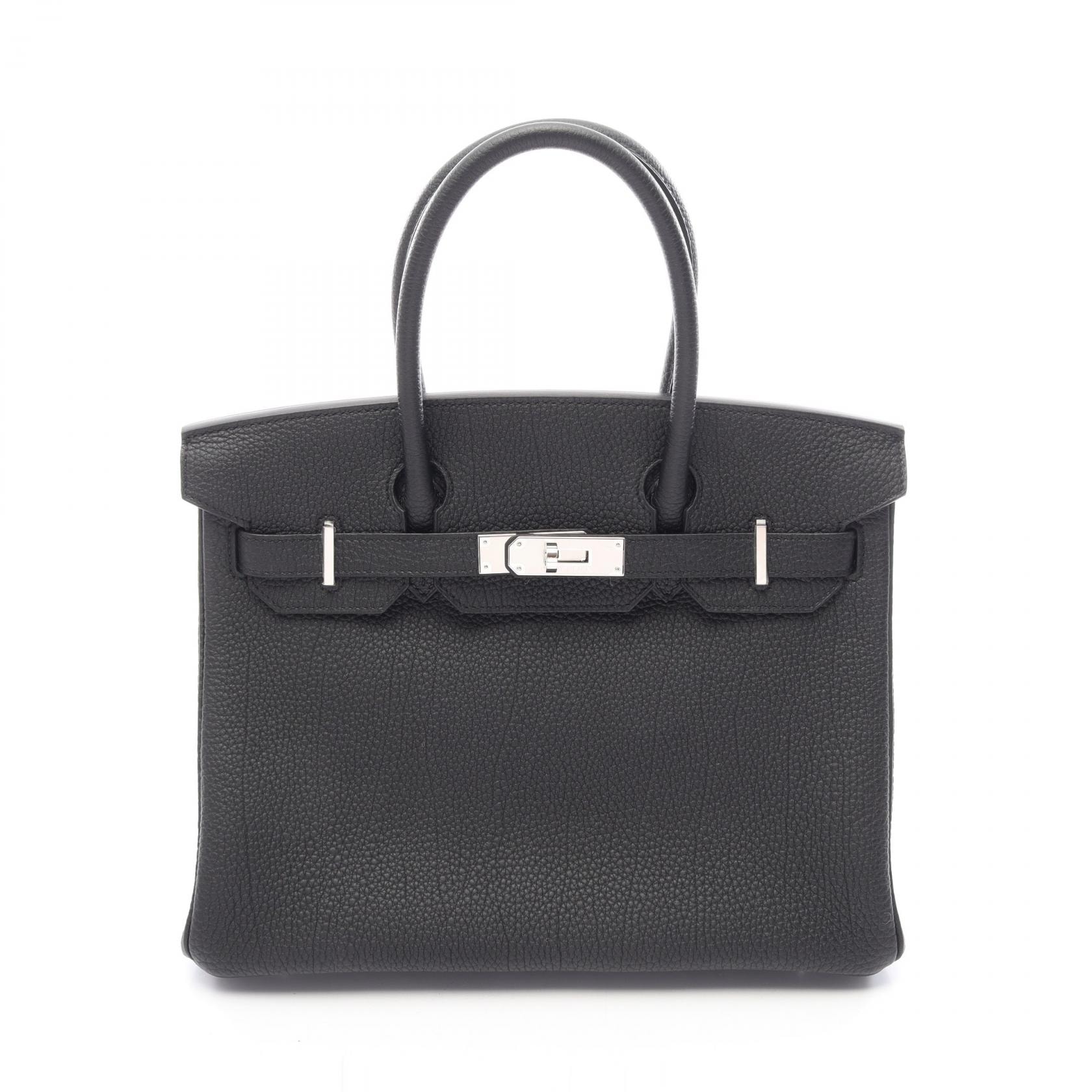 エルメス HERMES バーキン30 ハンドバッグ バッグ トゴ トゴ レディース ブラック系 【中古】