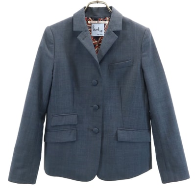 Paul Smith ポールスミス モヘヤブレンド テーラードジャケット 40 グレー CARNABY