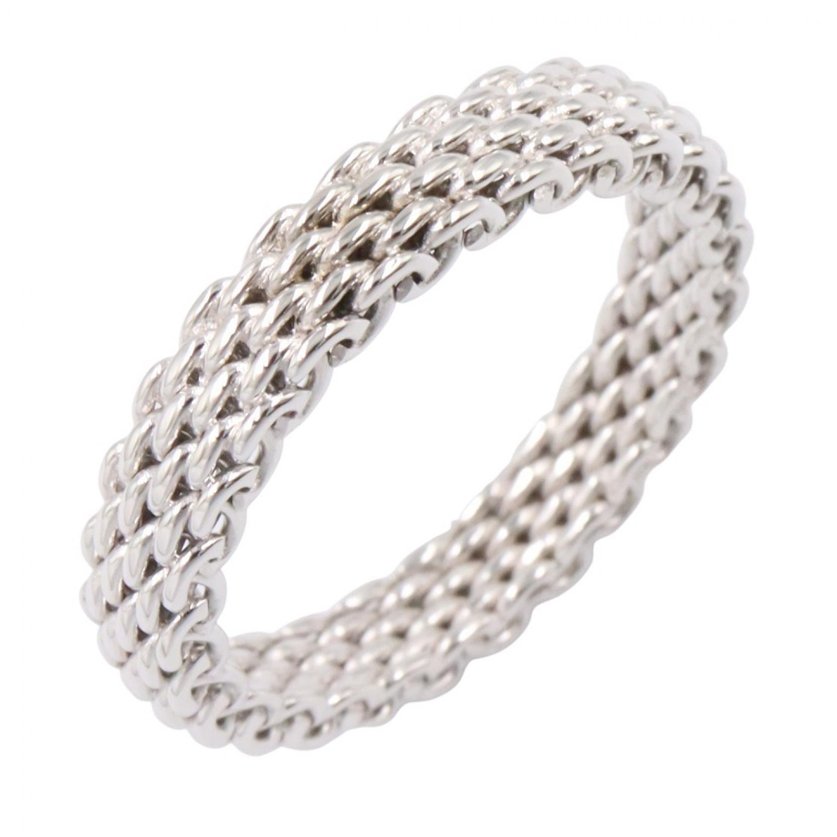 ティファニー TIFFANY&CO サマセット リング リング・指輪 ジュエリー K18WG(ホワイトゴールド) レディース シルバー系 【中古】