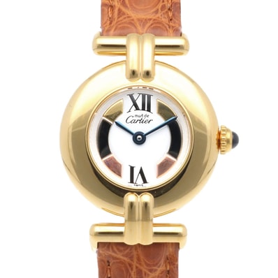 カルティエ マストコリゼ 腕時計 時計 GP 1902 クオーツ レディース 1年保証 CARTIER 中古