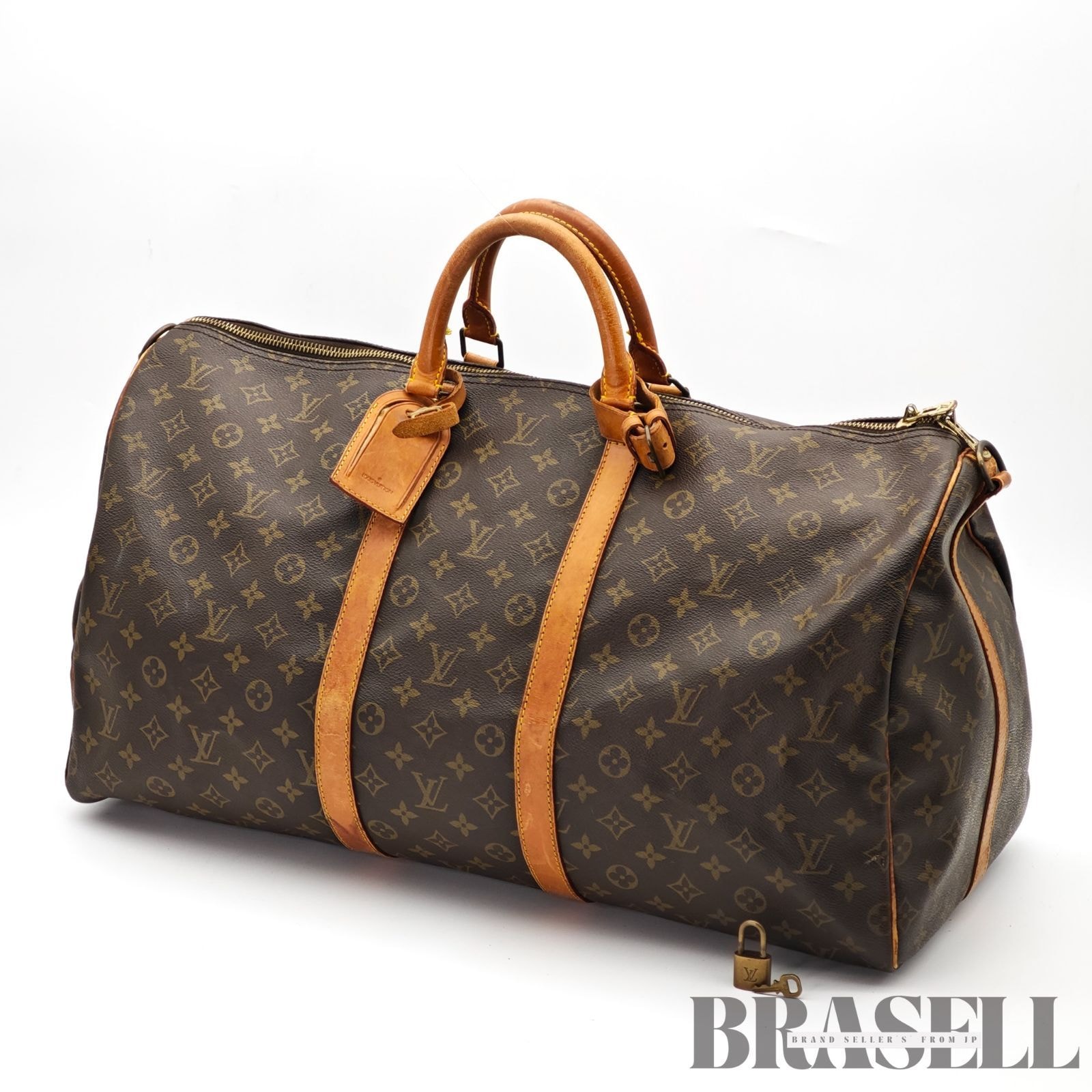 LOUIS VUITTON ルイ・ヴィトン キーポルバンドリエール55 モノグラム キーポルバンドリエール55 M41414 SP0970 ボストンバッグ Monogram Canvas Brown レディース