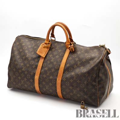 LOUIS VUITTON ルイ・ヴィトン キーポルバンドリエール55 モノグラム キーポルバンドリエール55 M41414 SP0970 ボストンバッグ Monogram Canvas Brown レディース