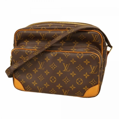 ★最終価格【6cd4955】ルイヴィトン ショルダーバッグ モノグラム ナイル M45244 ブラウン【中古】レディース