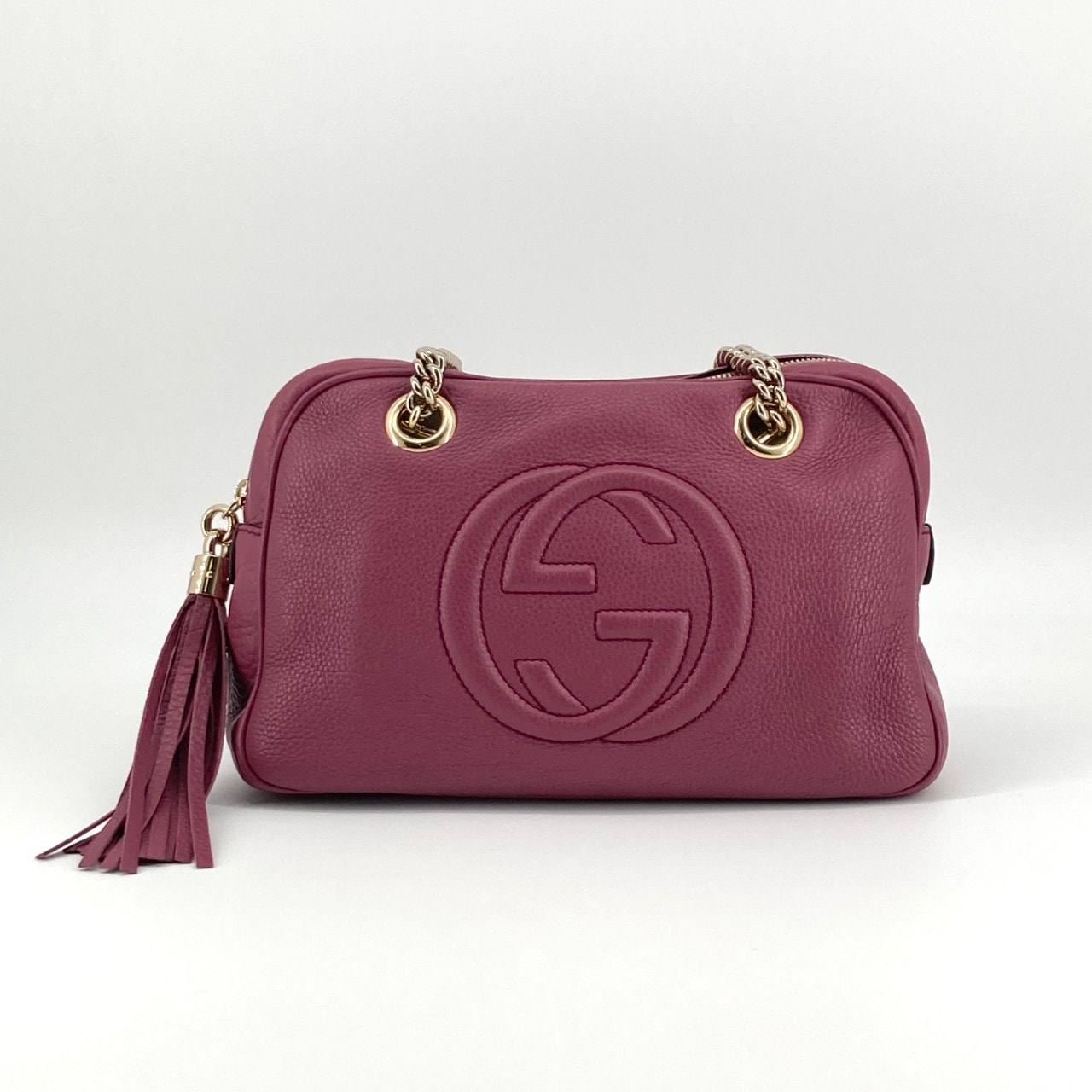 C (やや傷や汚れあり)】GUCCI（グッチ） ソーホー ダブルチェーン