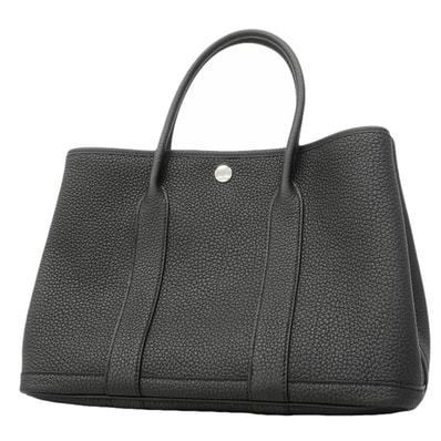 ★最終価格★SALE【6gc2896】エルメス トートバッグ ガーデンパーティTPM ネゴンダ ブラック シルバー金具 G刻印【中古】レディース