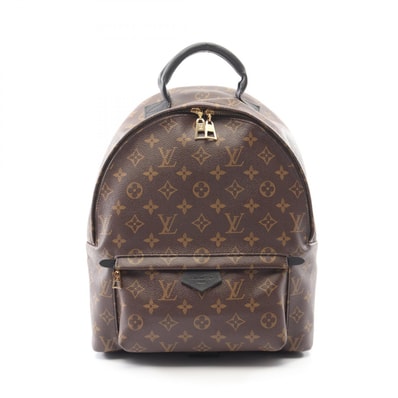 ルイ・ヴィトン LOUIS VUITTON パームスプリングス バックパックMM リュックサック バックパック バッグ PVCコーティングキャンバス レザー モノグラム レディース ブラウン系 M41561 【中古】