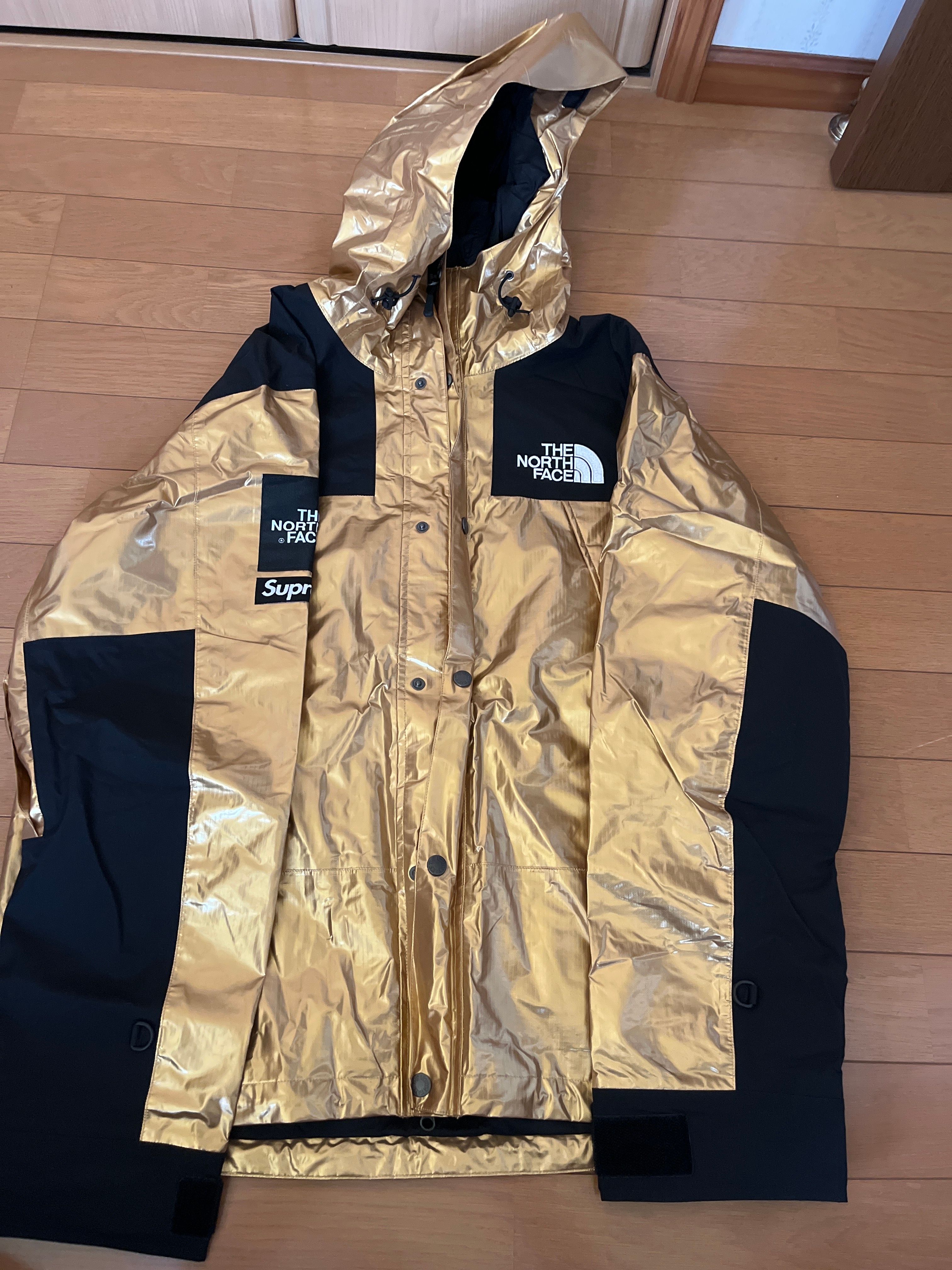 Supreme x The North Face Metallic Mountain Parka "Gold"