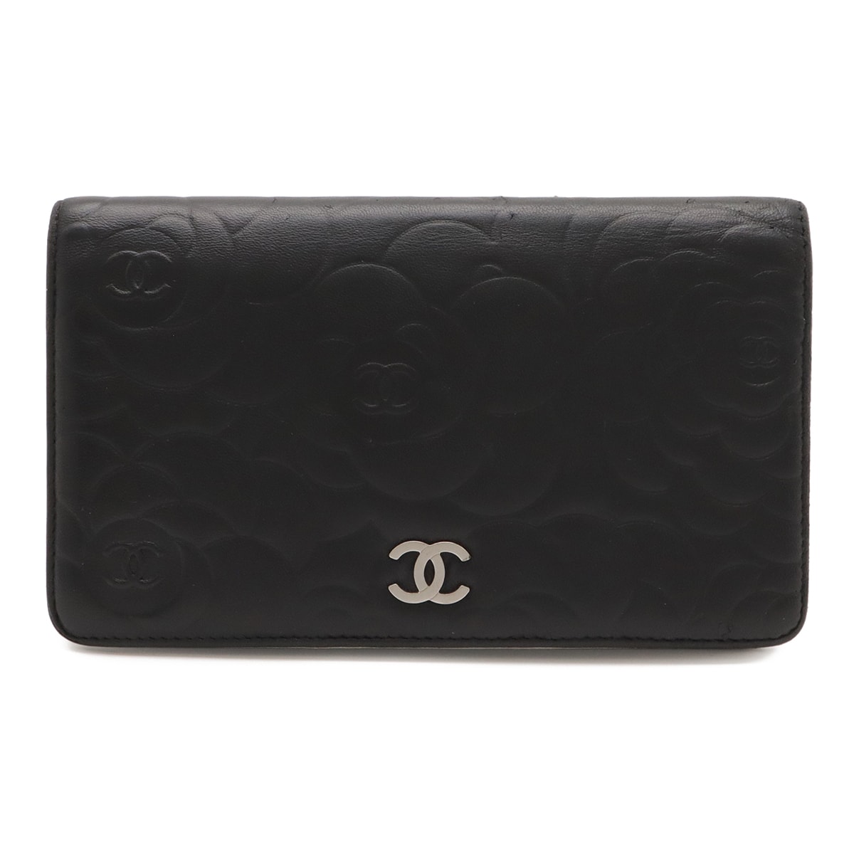 シャネル カメリア A36544 長財布 レディース