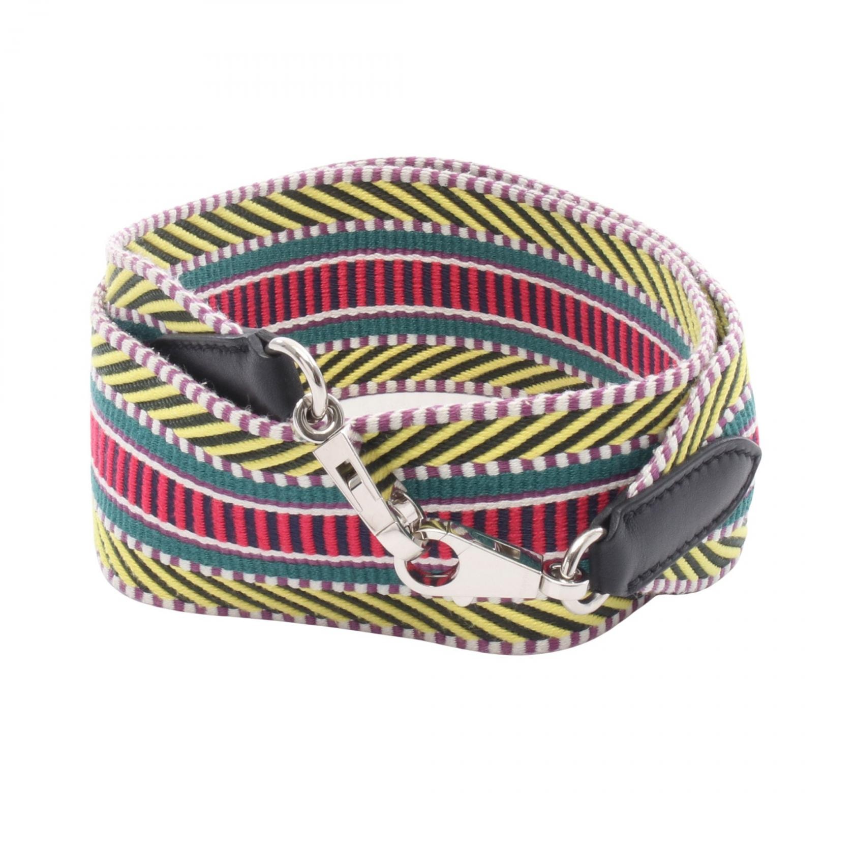 エルメス HERMES バンドリエール サングル カヴァル ショルダーストラップ アクセサリー キャンバス レザー トワル / ヴォースイフト トワル A刻印(2017年製造) レディース ブラック系 / マルチカラー 【中古】