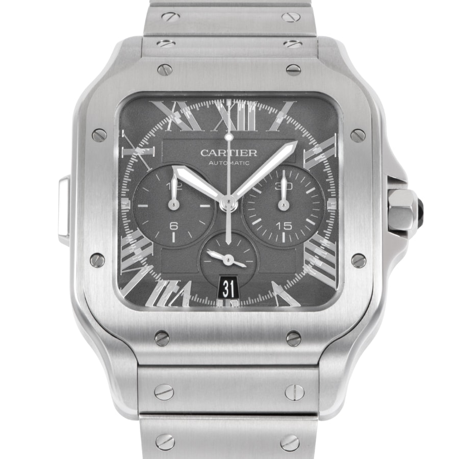CARTIER カルティエ サントス ドゥ カルティエ クロノグラフ XL WSSA0078 日本220本限定【中古】