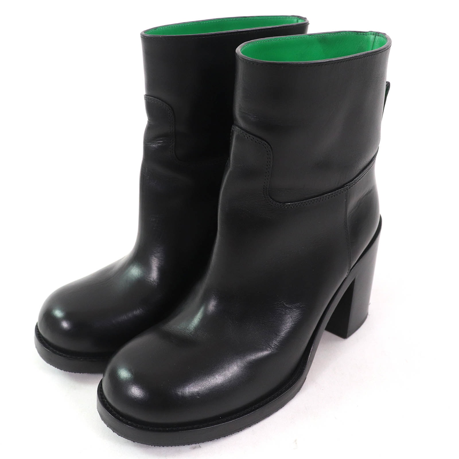 美品 ボッテガヴェネタ
 ショートブーツ Cavallo ブラック レディース 37 716214