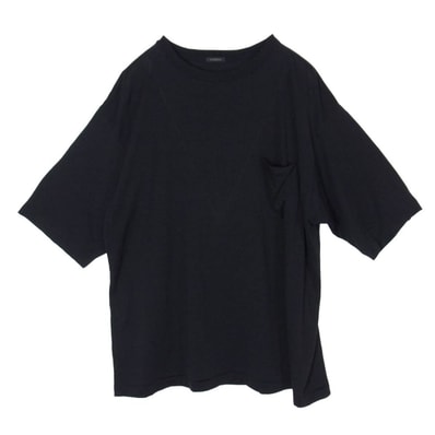 COMOLI コモリ 25SS B01-05016 サマーウール 半袖 Tシャツ ブラック系 3【中古】