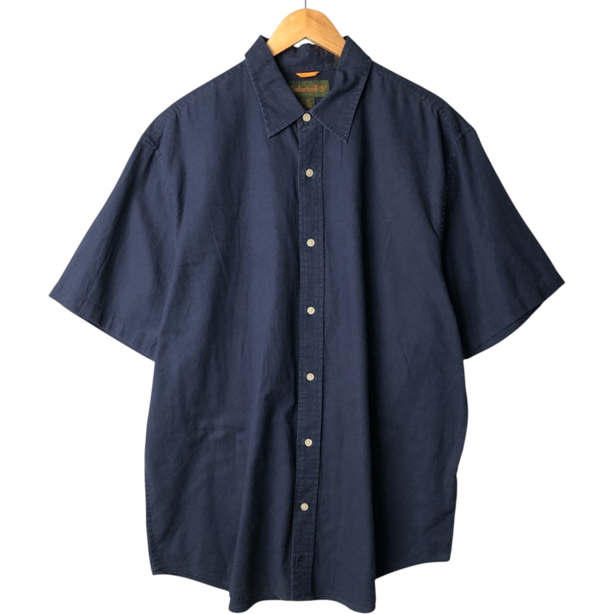 古着 90~00年代 ティンバーランド Timberland 半袖 リネンシャツ メンズXL相当 ヴィンテージ/eaa566921