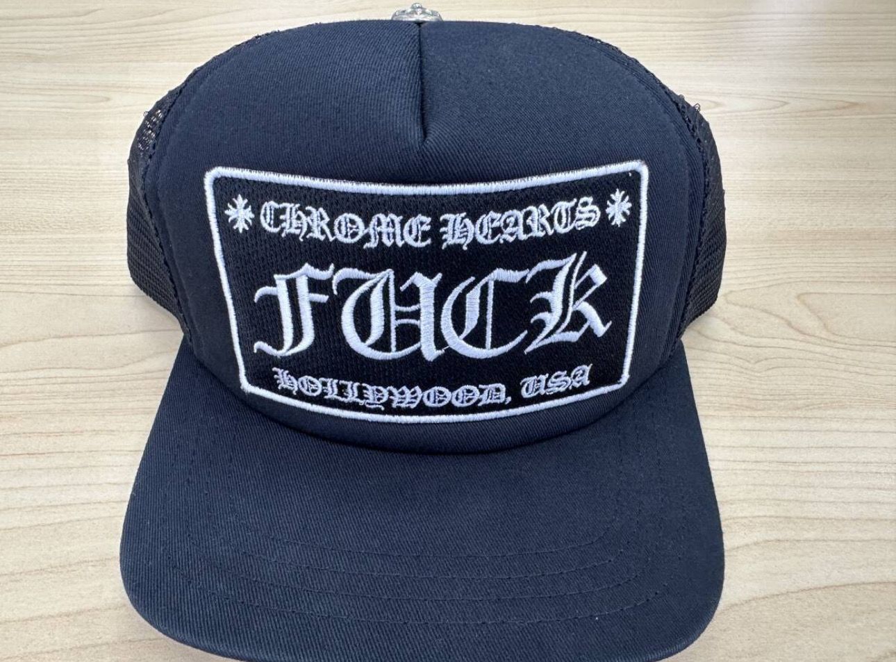 Chrome Hearts Tracker Cap Fuck "Black"