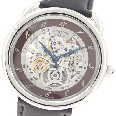 ★保 エルメス アルソー スケルトン AR6.710a メンズ 【中古】