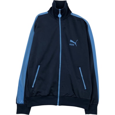 古着 80年代 プーマ PUMA ハイネック ジャージ トラックジャケット メンズM相当/eaa619723