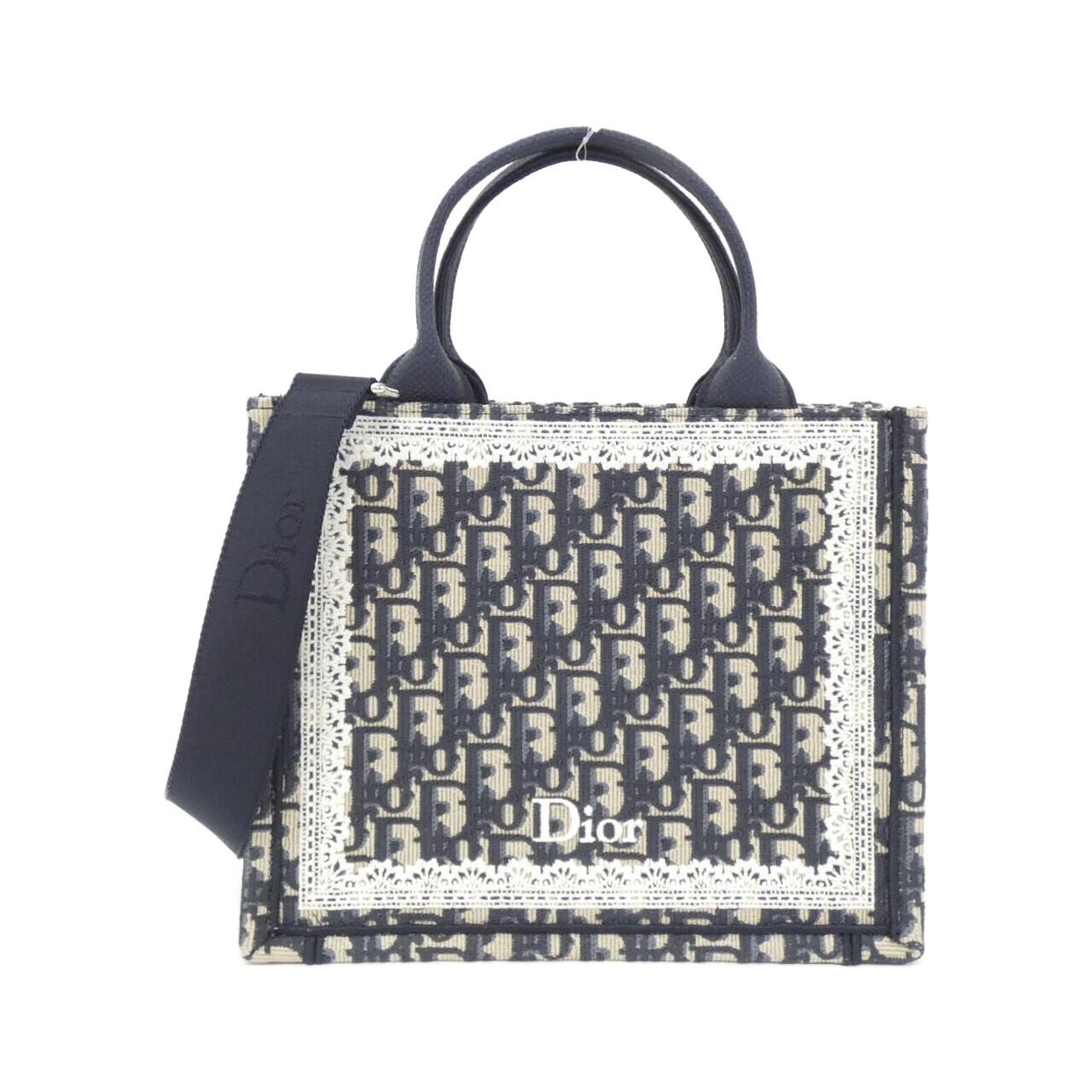 【未使用品】クリスチャンディオール DIOR OBLIQUE BOOK TOTE SMALL M1404PEHT バッグ