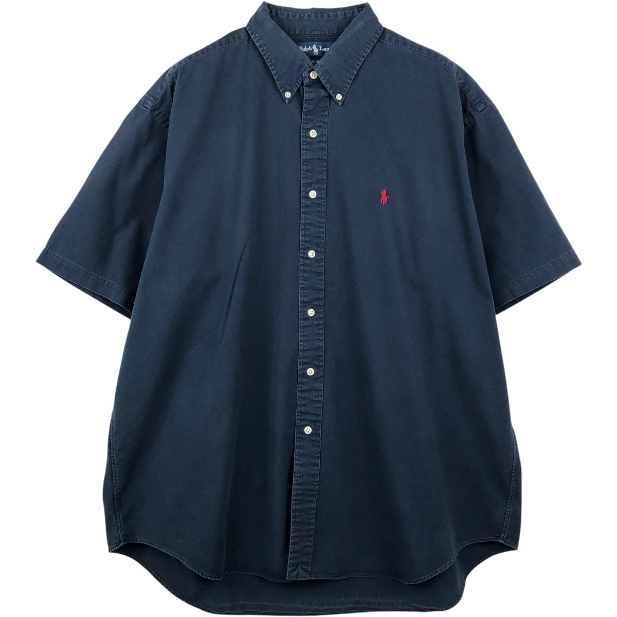 古着 ラルフローレン Ralph Lauren BLAKE 半袖 ボタンダウンシャツ メンズXL相当/eaa668651