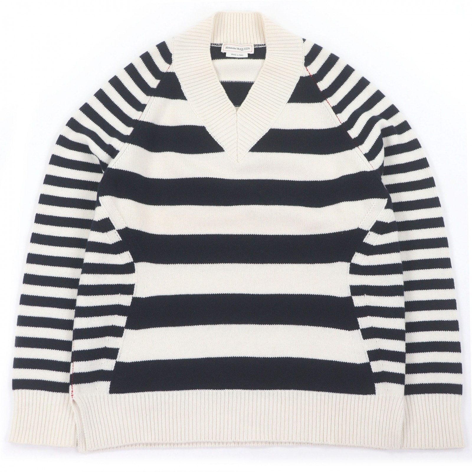 美品 アレキサンダーマックイーン セーター アイボリー メンズ S 651181