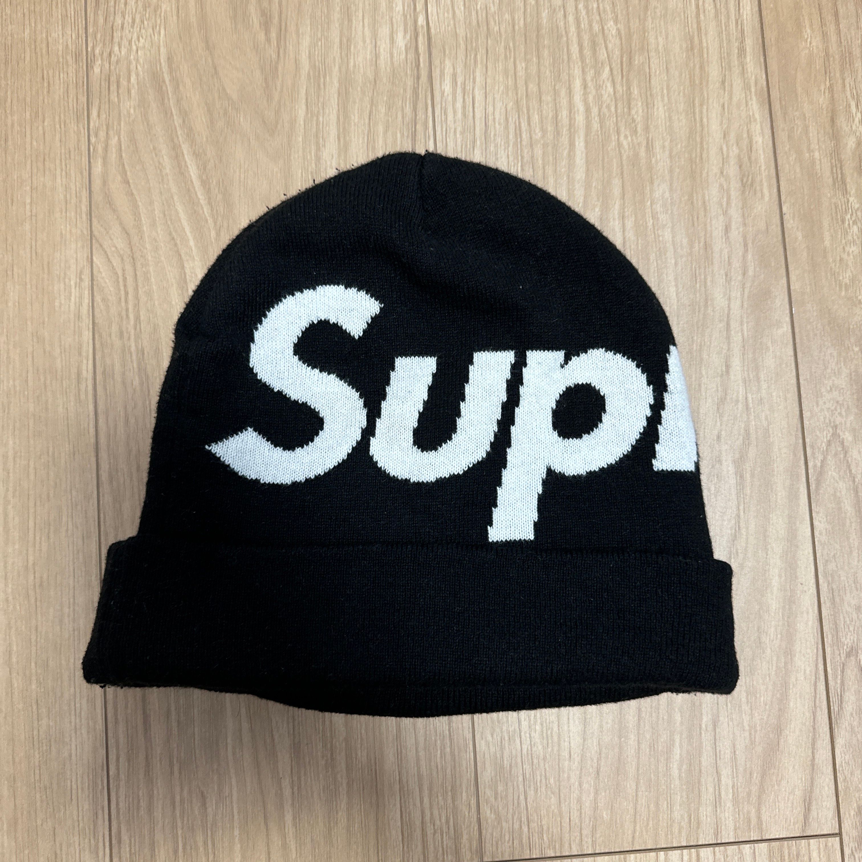 Supreme Big Logo Beanie "Black" (23FW)