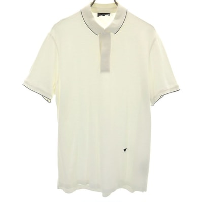 Emporio Armani エンポリオアルマーニ 半袖 ポロシャツ L 白 鹿の子地