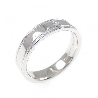 ティファニー ダブルミルグレイン リング